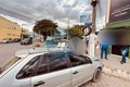Mulher fica ferida após colisão entre dois carros em cruzamento no bairro Eldorado, em Arapiraca