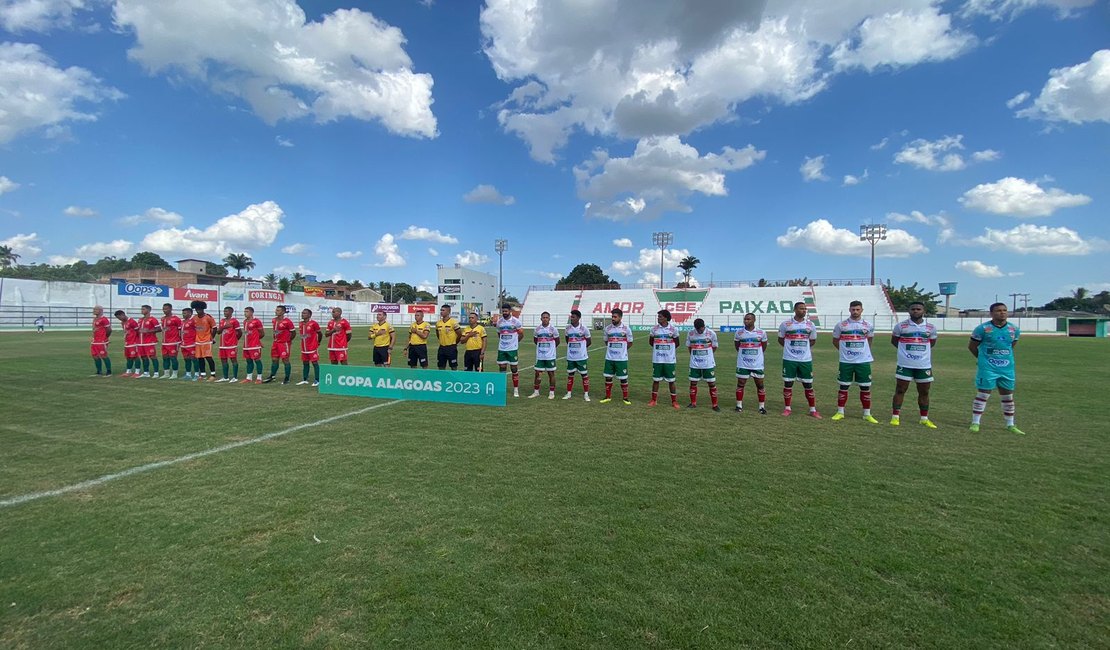 Mandantes vencem partidas na sequência da 3ª rodada da Copa Alagoas 2023