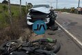 Mototaxista morre em colisão frontal com carro elétrico em Lagoa da Canoa