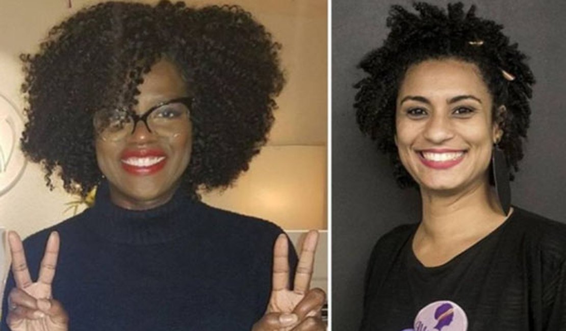 'Mulher corajosa', diz atriz Viola Davis sobre Marielle Franco