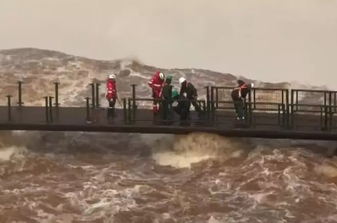 Cataratas do Iguaçu: grades da passarela voltam a ser retiradas após três anos devido à alta na vazão