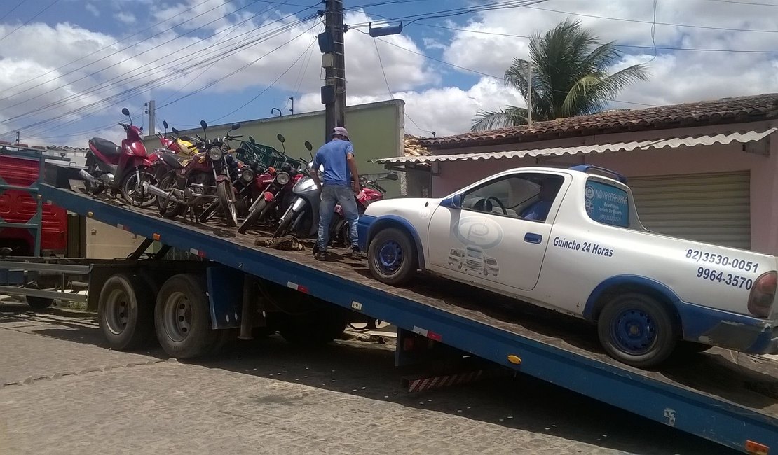 BPTran e 3º BPM apreendem 11 veículos irregulares durante operação em  Arapiraca