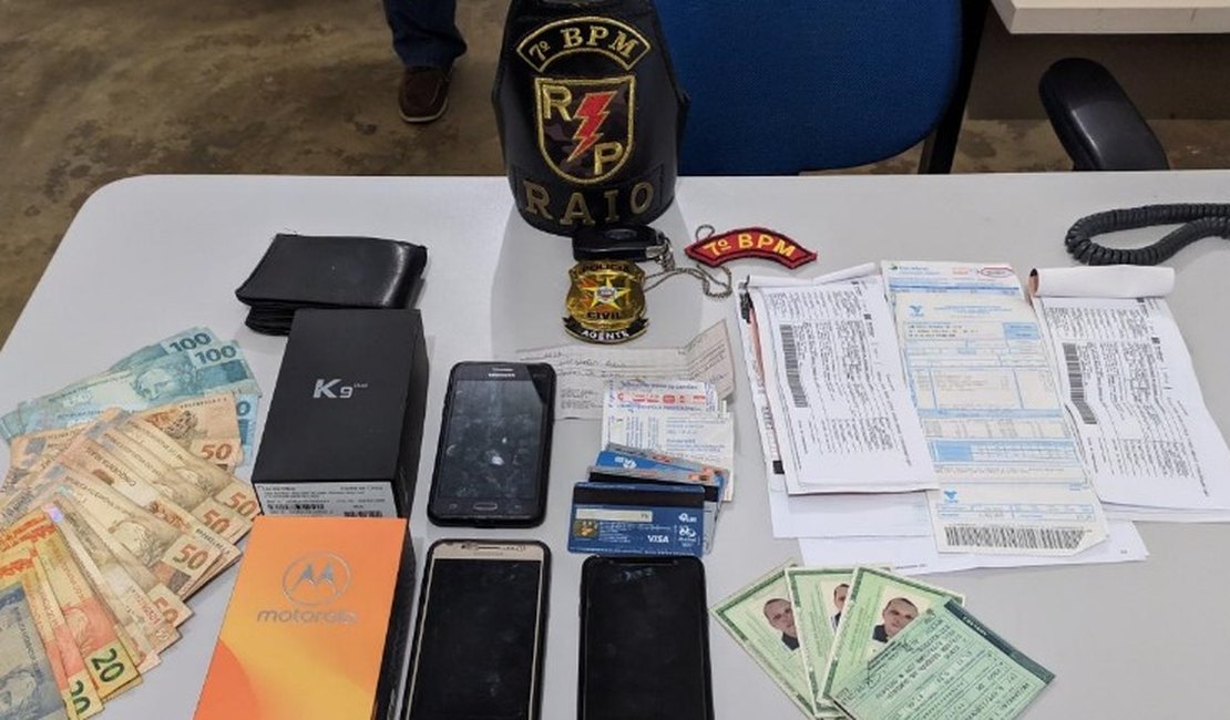 Ação policial prende jovens com documentos falsos após compras em lojas no Sertão alagoano