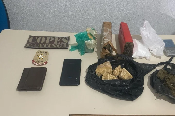 Polícia Civil preende homem e apreende drogas no Sertão alagoano