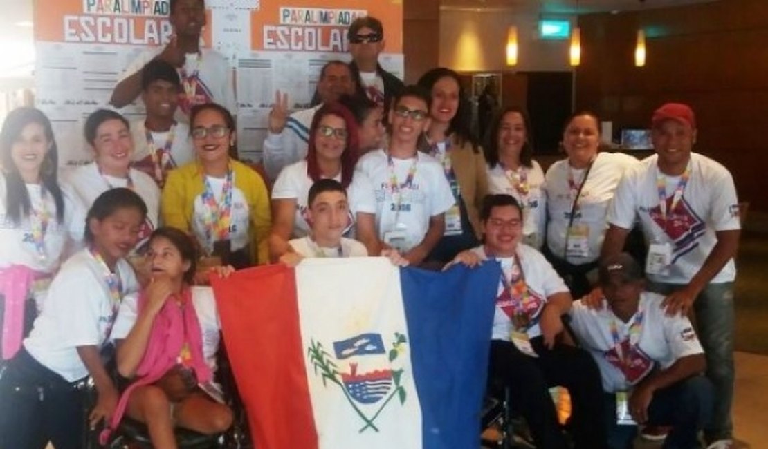 Alagoas encerra com dez medalhas sua participação nas Paralimpíadas Escolares