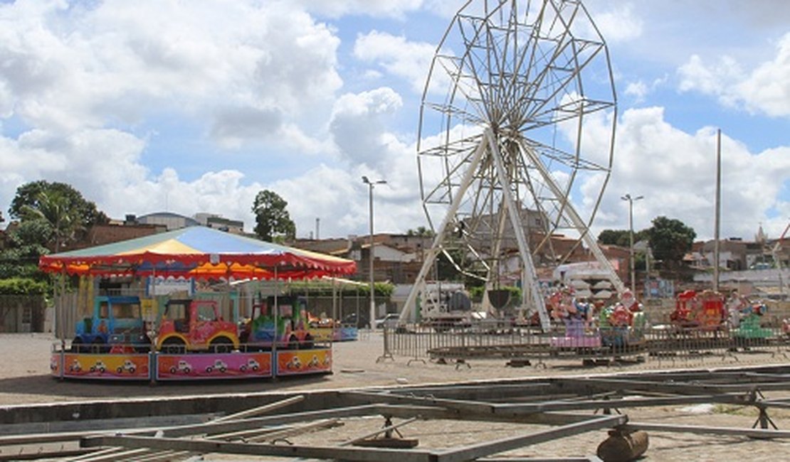 Festa da Padroeira: parque de diversões começa a funcionar nesta sexta (18)