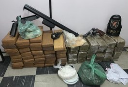 Operação prende jovem e apreende mais de 60 kg de drogas dentro de residência