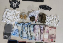 Dona de bar é presa por traficar drogas no estabelecimento comercial em Arapiraca