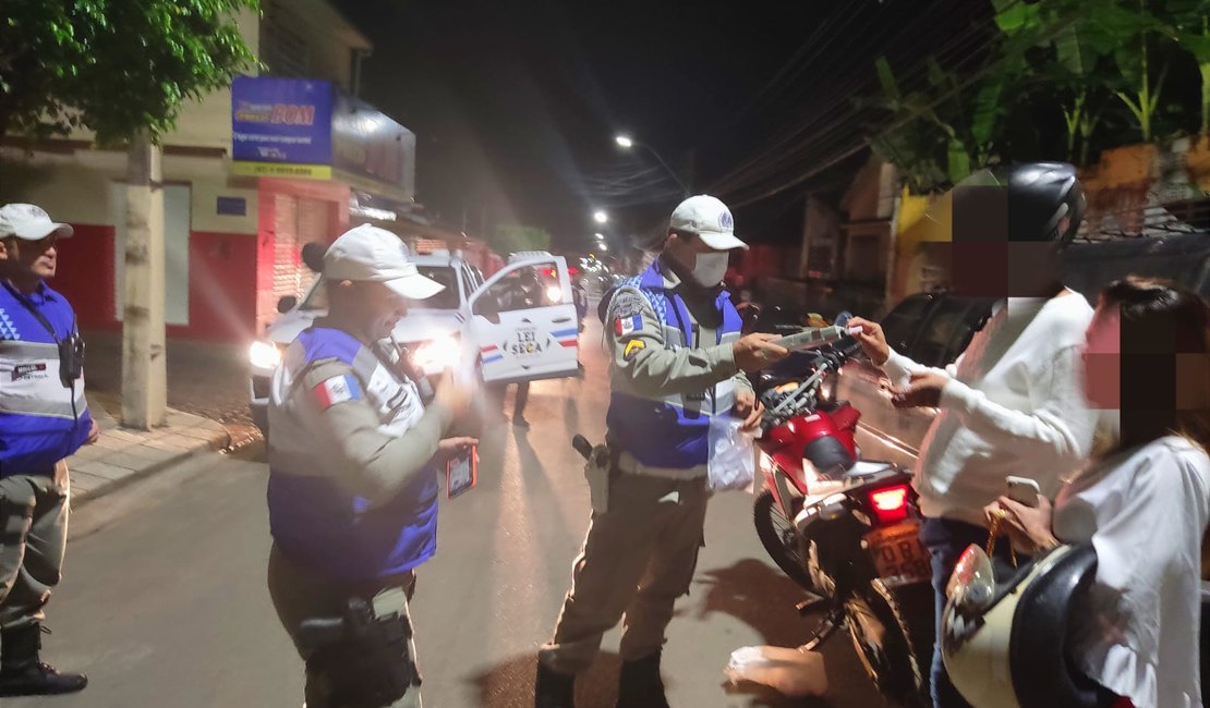 Dois homens foram presos em flagrante por embriaguez ao volante em Palmeira dos Índios