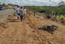 Homem perde controle da direção e morre em acidente de moto a caminho de Arapiraca
