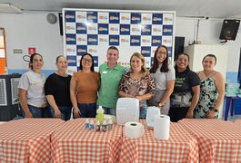 Escola Santa Clara realiza treinamento com profissionais de higienização e limpeza