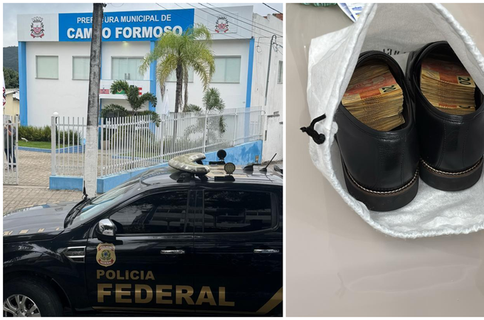 PF encontra dinheiro escondido em sapato de vereador