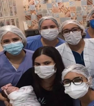 Após 70 dias internada, filha de digital influencer recebe alta de Hospital de Arapiraca