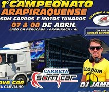 Associação promove 1º Campeonato Arapiraquense de Som, Carros e Motos Tunados