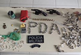 Suspeito de envolvimento em tentativa de homicídio é preso com drogas