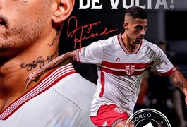 CRB anuncia retorno do lateral-direito Hereda, que estava no Sport