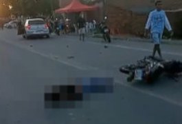 Motociclista ferido em batida em Taquarana está internado em estado grave no HEA