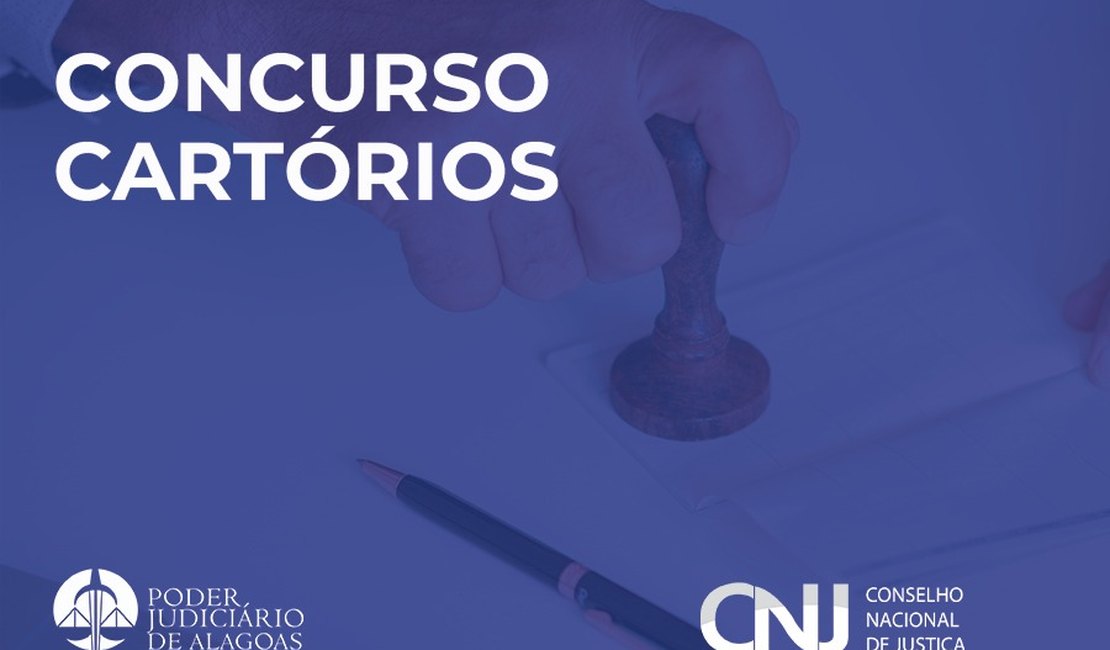 CNJ divulga gabaritos e questões do concurso dos cartórios de Alagoas