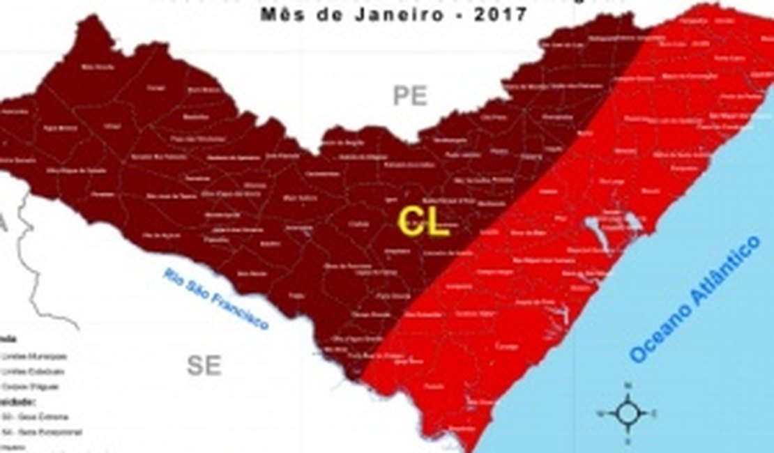 Mais de 52 cidades alagoanas vivem 'seca excepicional'; confira