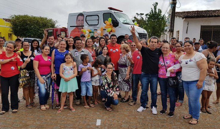 Vereador Thiago ML doa ambulância para Vila São José e região