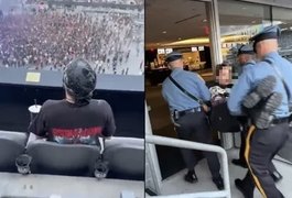 Homem é preso após se masturbar durante show de rock