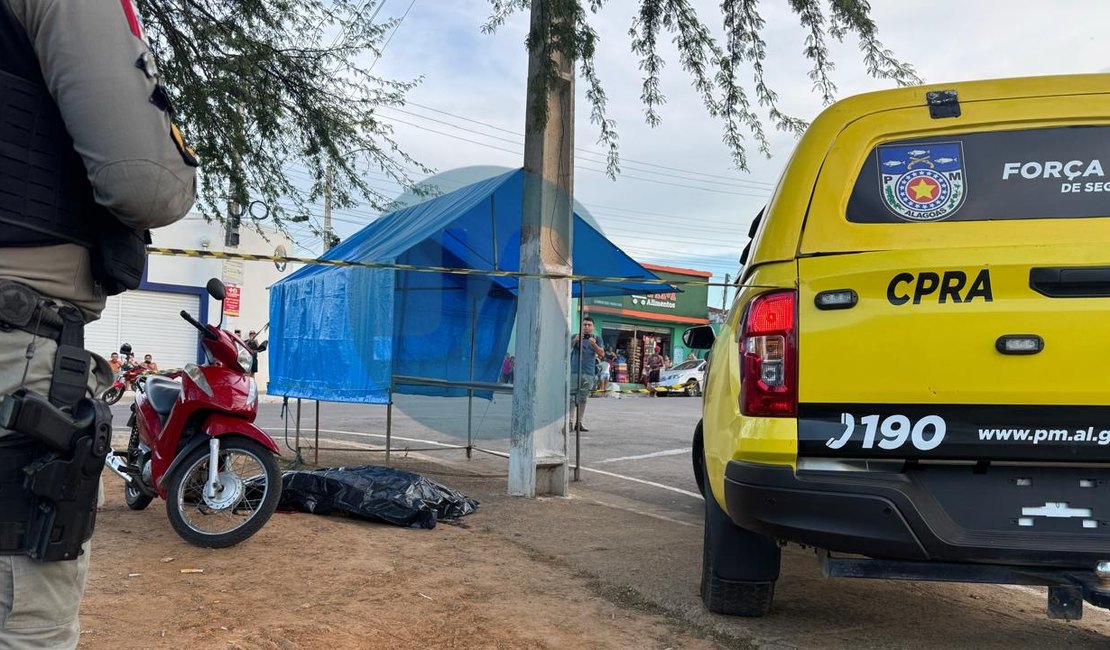 Mototaxista é morto a tiros em ponto de trabalho em Arapiraca