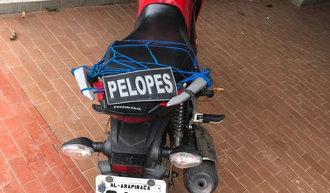PM recupera moto poucos minutos após o roubo, em Arapiraca