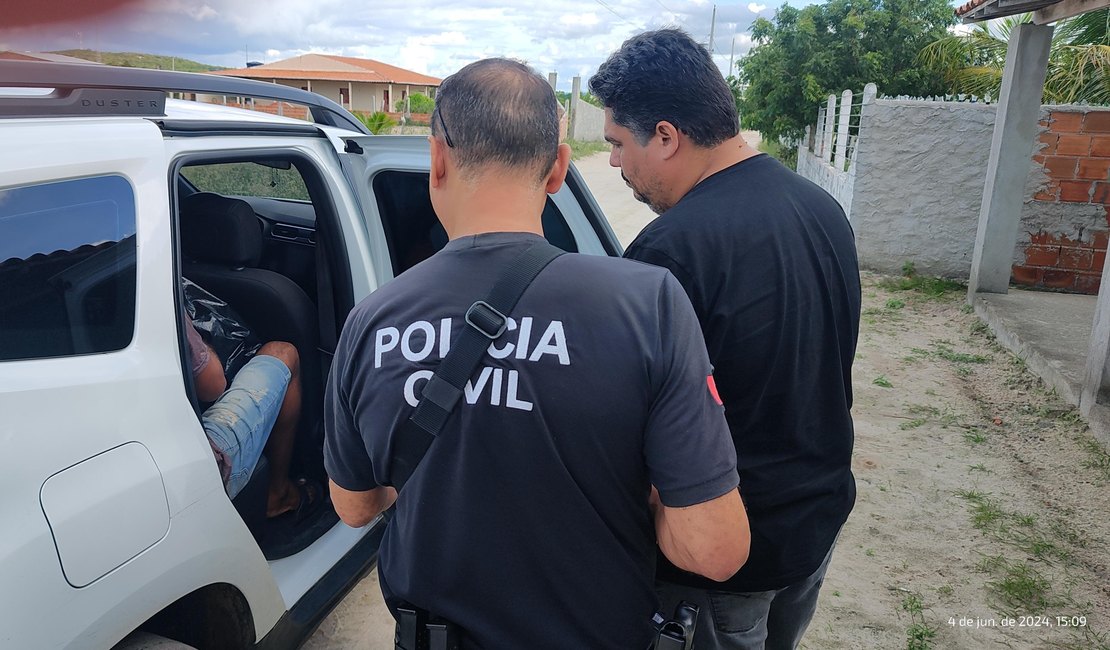 Foragido por matar homem com golpes de faca peixeira em Alagoas é capturado no interior de Sergipe