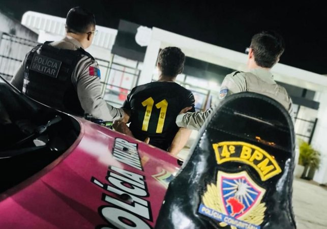 Ação da PM prende suspeito de agredir ex-mulher e filhas e incendiar casa em Maceió