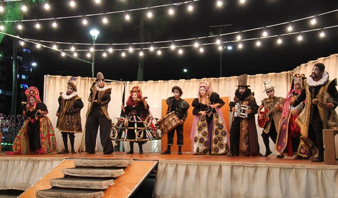 Grupo teatral baiano leva Shakespeare ao Parque Ceci Cunha, em Arapiraca, nesta quinta (12)