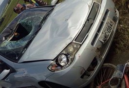 Ciclista fica ferido em grave acidente no município de Capela, AL