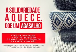 Grupo Aliança concede descontos a clientes para arrecadar agasalhos e alimentos