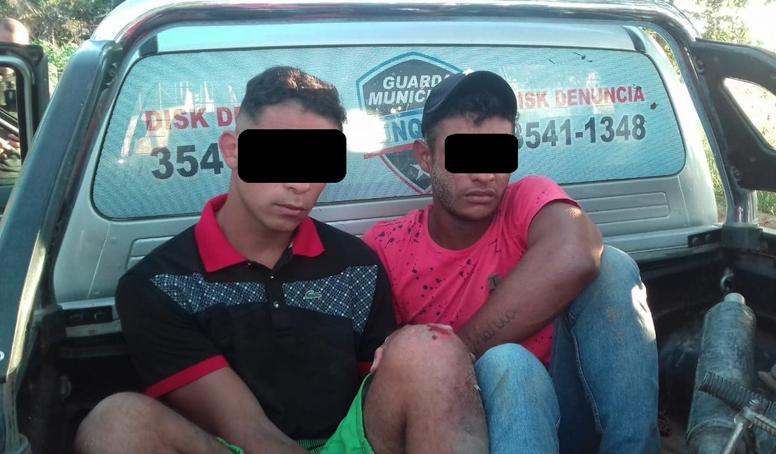 Guarda municipal captura dupla pernambucana suspeita de assaltos em Junqueiro