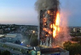 Incêndio atinge torre residencial com 120 apartamentos em Londres