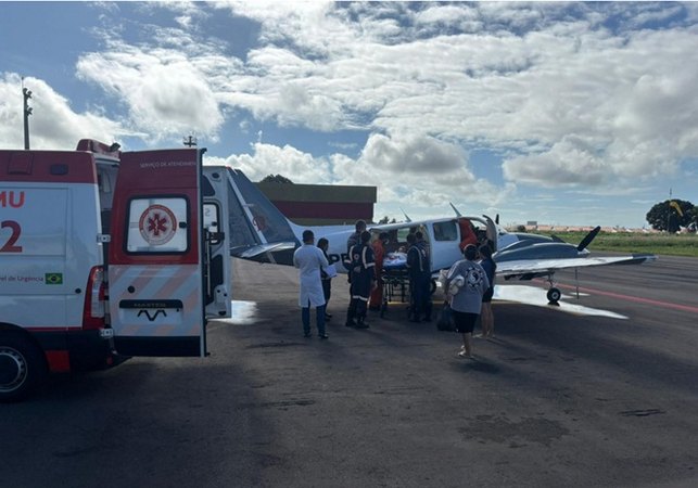DEA realiza transferência aeromédica de paciente de Alagoas para São Paulo