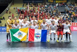 CRB/Traipu empata com Apodi no 1º jogo das oitavas de final do Campeonato Brasileiro de Futsal