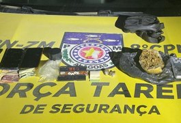Suspeitos de tráfico de drogas são presos em São Miguel dos Milagres