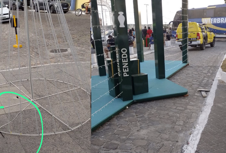 Vandalismo compromete o Penedo Luz e causa prejuízos à cidade