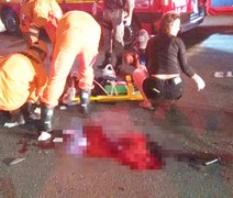Colisão entre carro e moto deixa homem com fratura exposta em Delmiro Gouveia