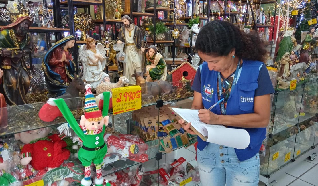 Procon Alagoas divulga levantamento de preços de produtos natalinos