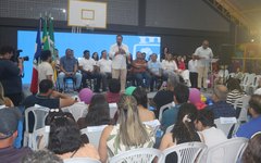 Luciano Barbosa entrega praça e ginásio de esportes no Jardim das Paineiras