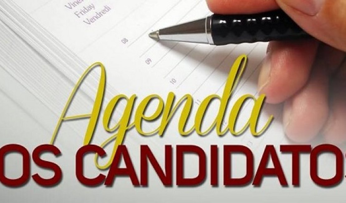 Confira a agenda dos candidatos ao governo de AL nesta quarta-feira (6)