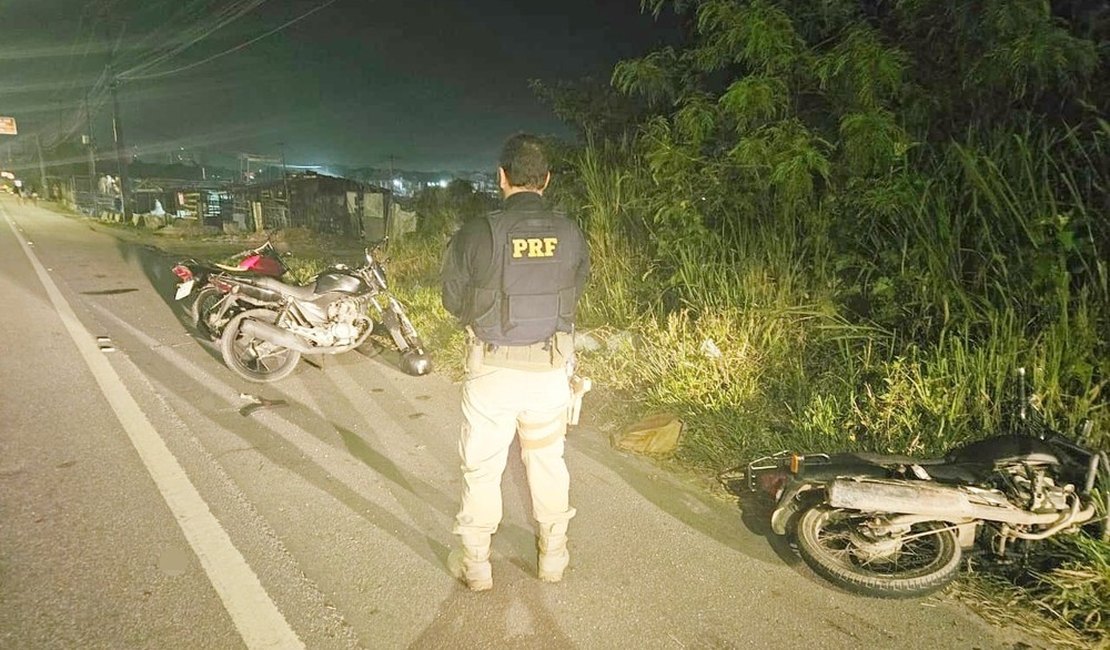Motociclista de aplicativo morre em acidente e três homens são presos fazendo ‘racha’ na BR 101
