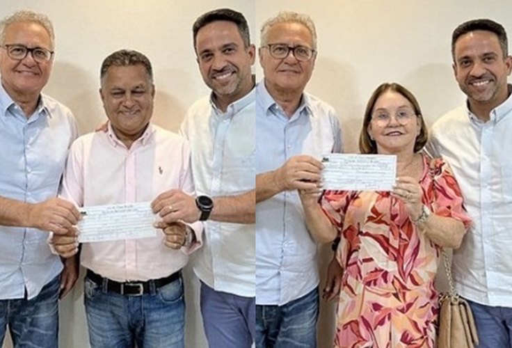 Prefeito de Monteirópolis e prefeita de ﻿Cajueiro se filiam ao MDB