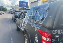 Câmeras de segurança registram momento em que cliente é executado dentro de oficina em Arapiraca