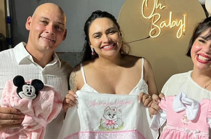 ‘Trisal do Acre’ anuncia gravidez e revela sexo do bebê nas redes sociais