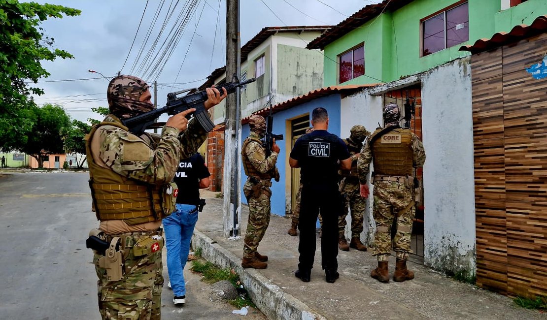 Polícia Civil deflagra Operação Manguaba e prende quatro acusados de homicídios em Marechal Deodoro
