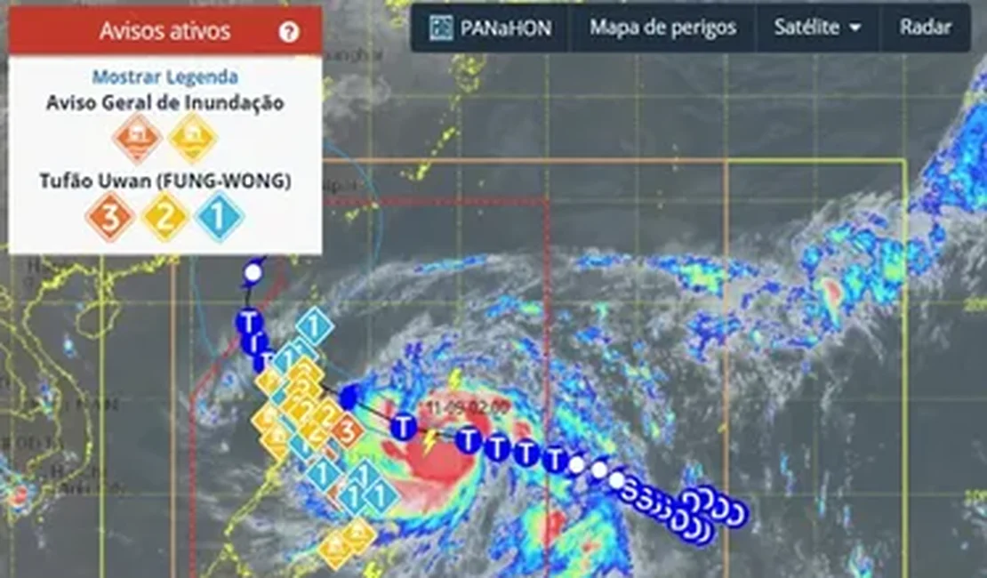Fung-wong: Filipinas emitem alerta de tempestades mortais por tufão