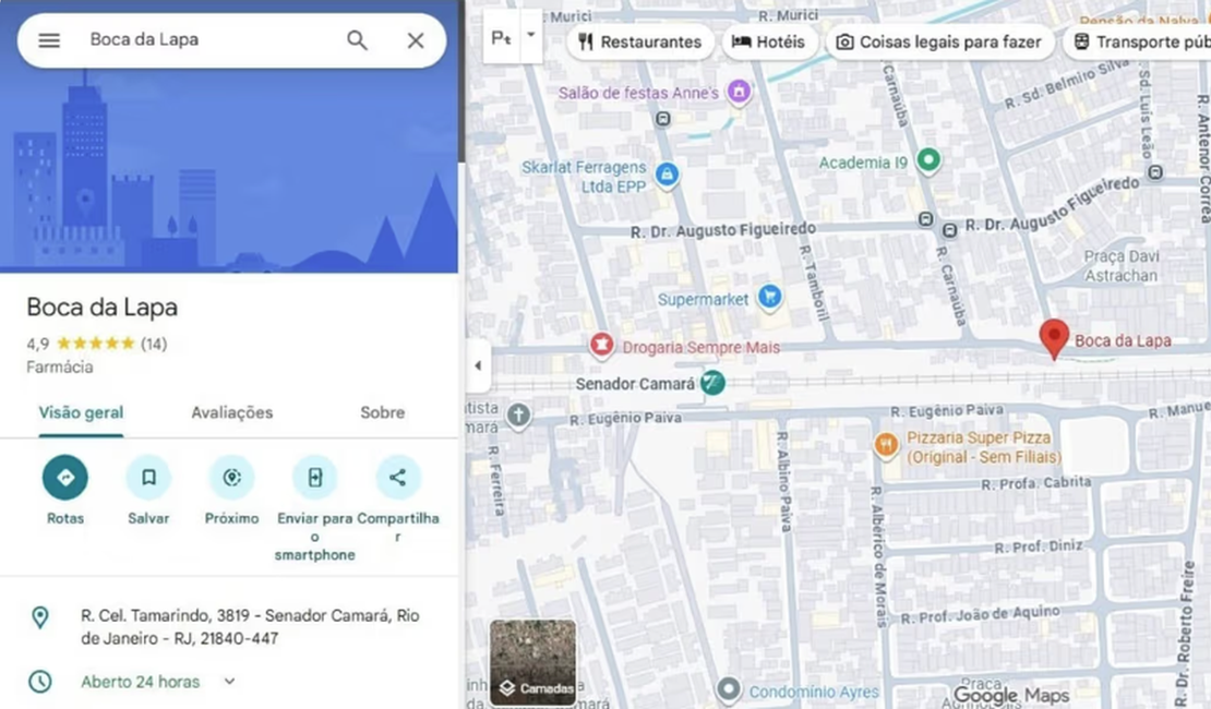 Bocas de fumo são cadastradas no Google Maps e chamam atenção