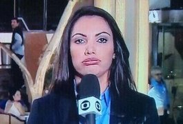 Patrícia Poeta se descuida e aparece bufando no “Jornal Nacional”